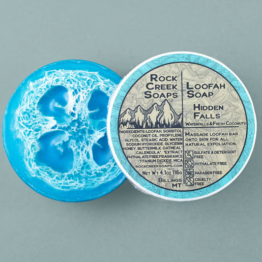 Hidden Falls Loofah Soap | Coconut Mango & Tropical Water