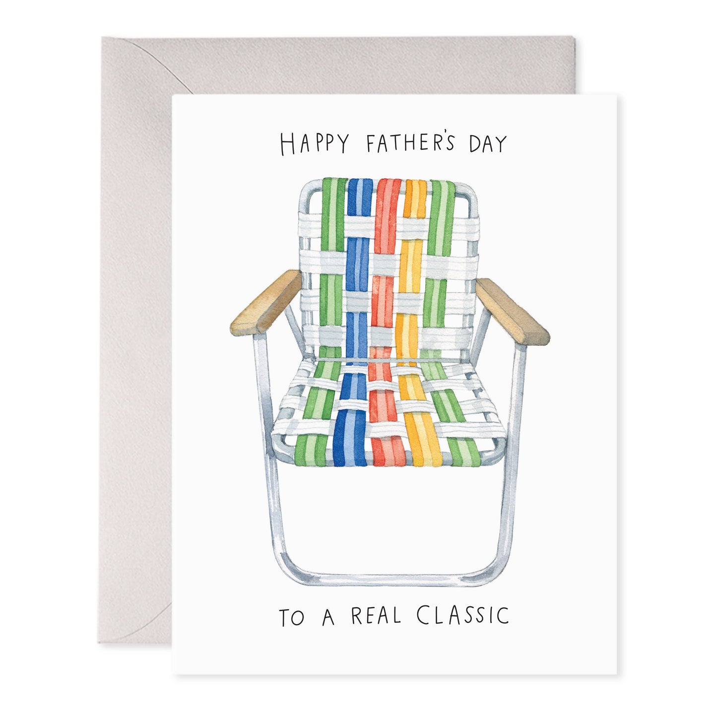 Lawn Chair Dad Father’s Day Greeting Card