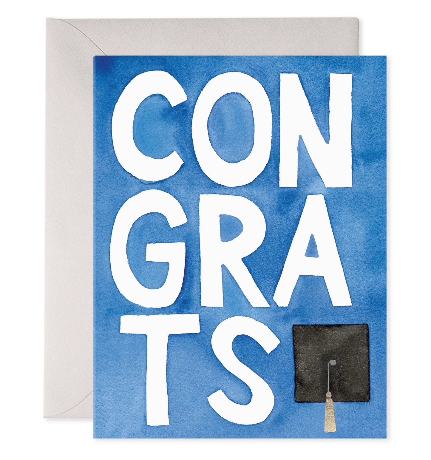 Blue Congrats Card