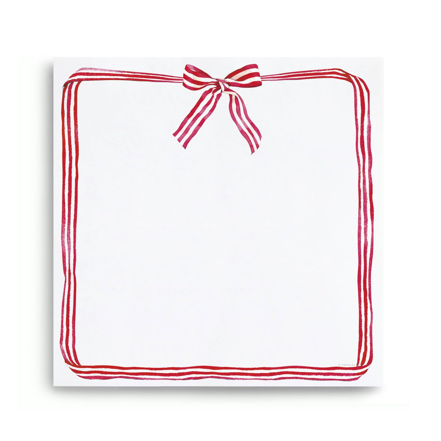 Red Ribbon Candy Chunky Notepad