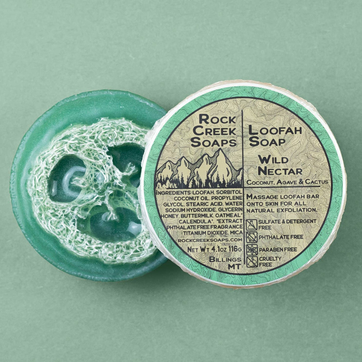Wild Nectar Loofah Soap | Coconut, Vanilla & Citrus