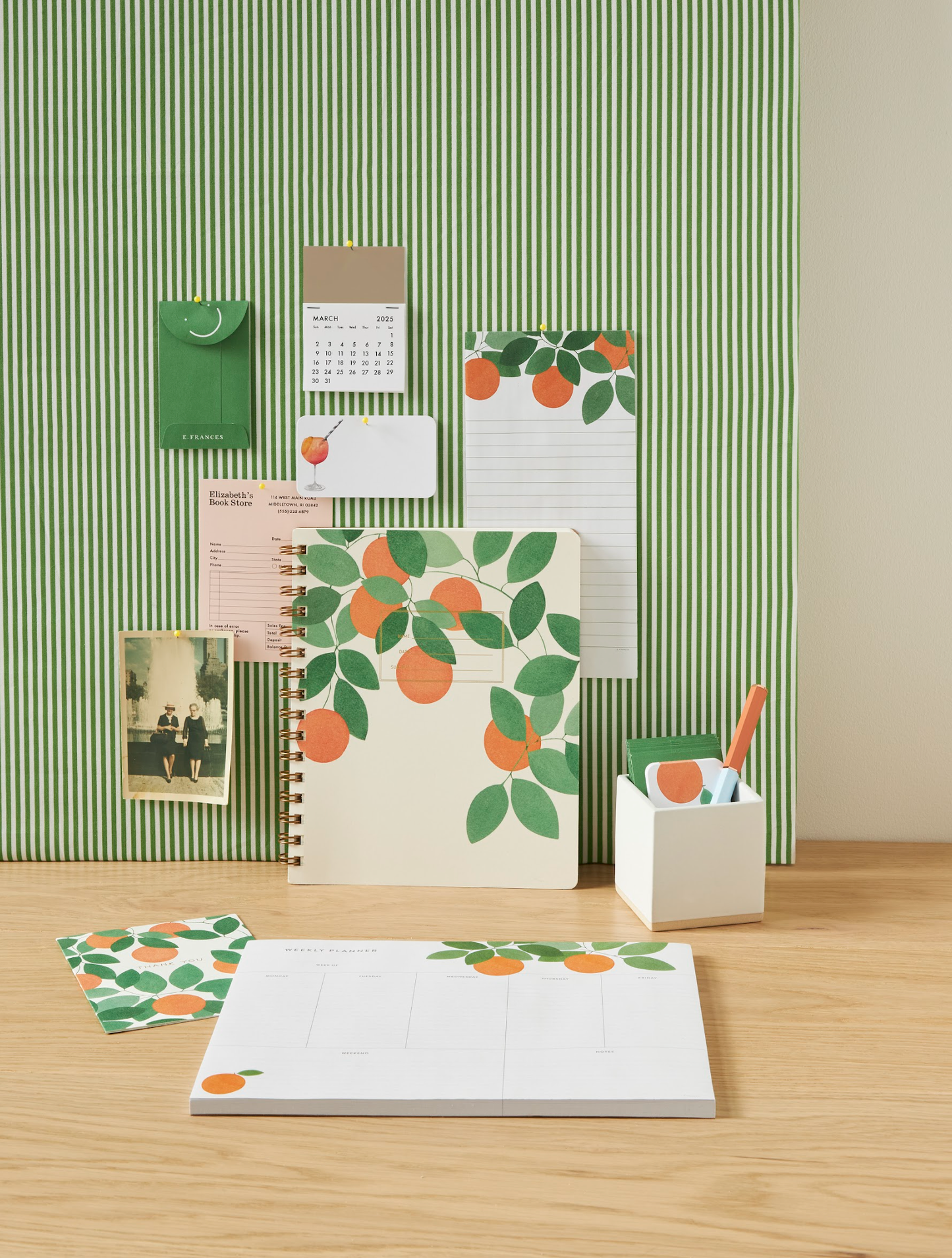 Weekly Orange Grove Planner