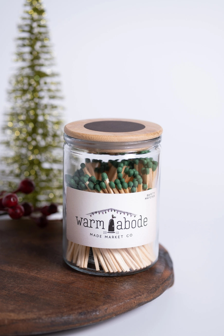 Warm Abode - Large Glass Colored Matches