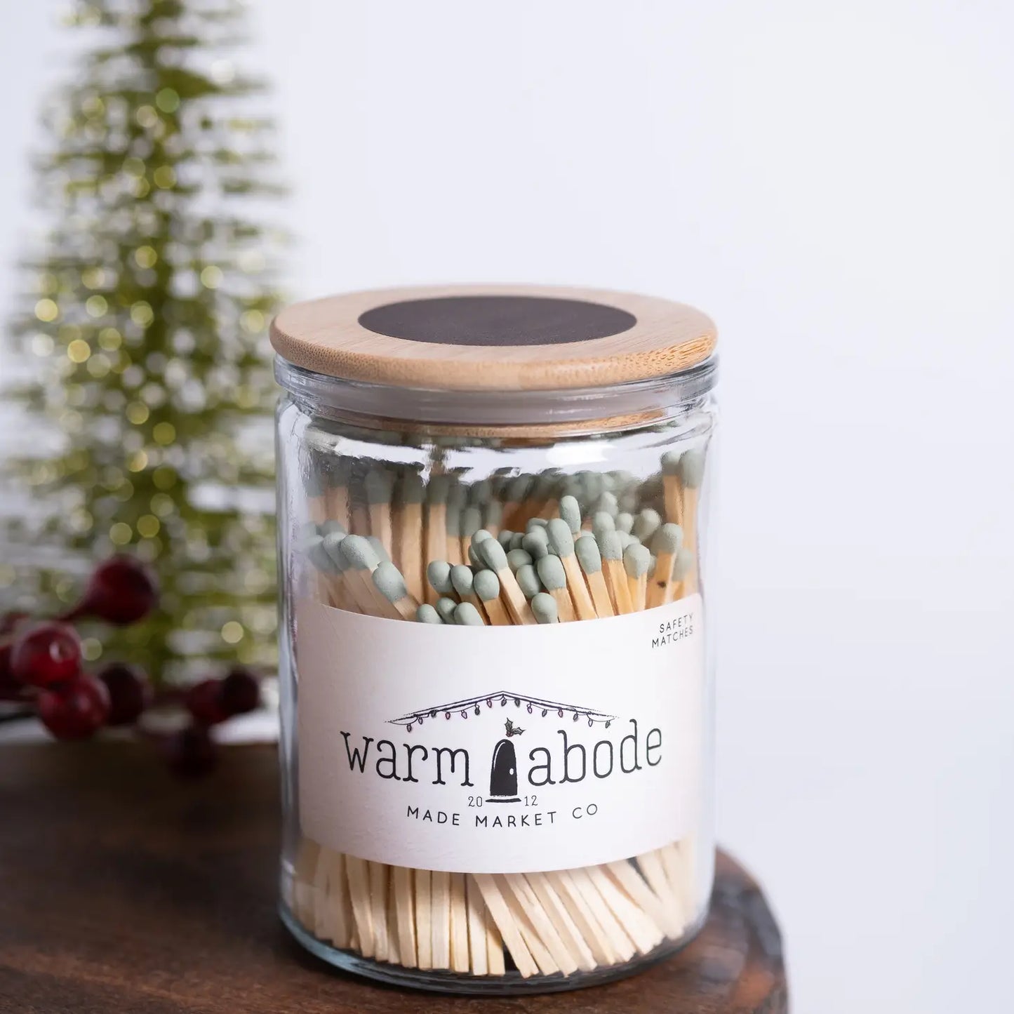 Warm Abode - Large Glass Colored Matches