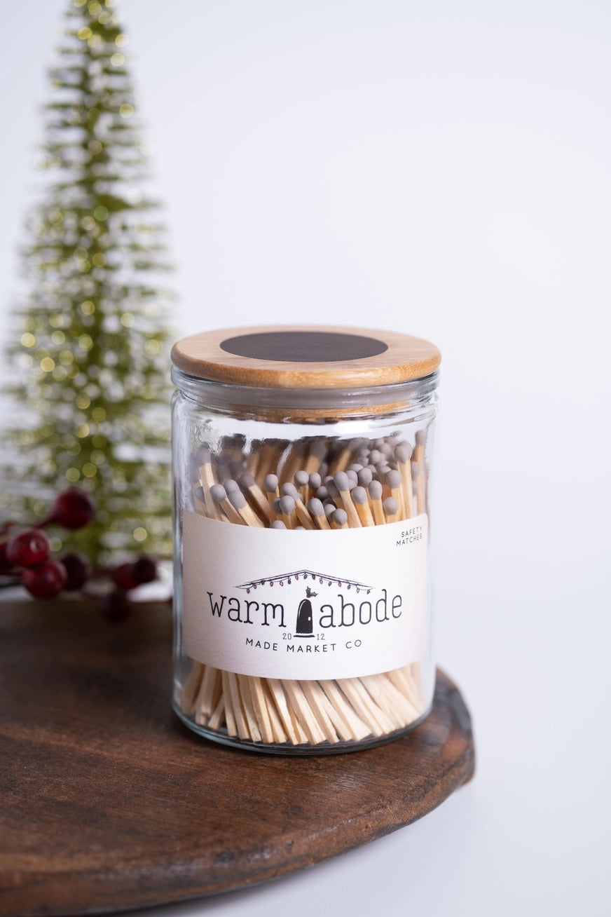 Warm Abode - Large Glass Colored Matches