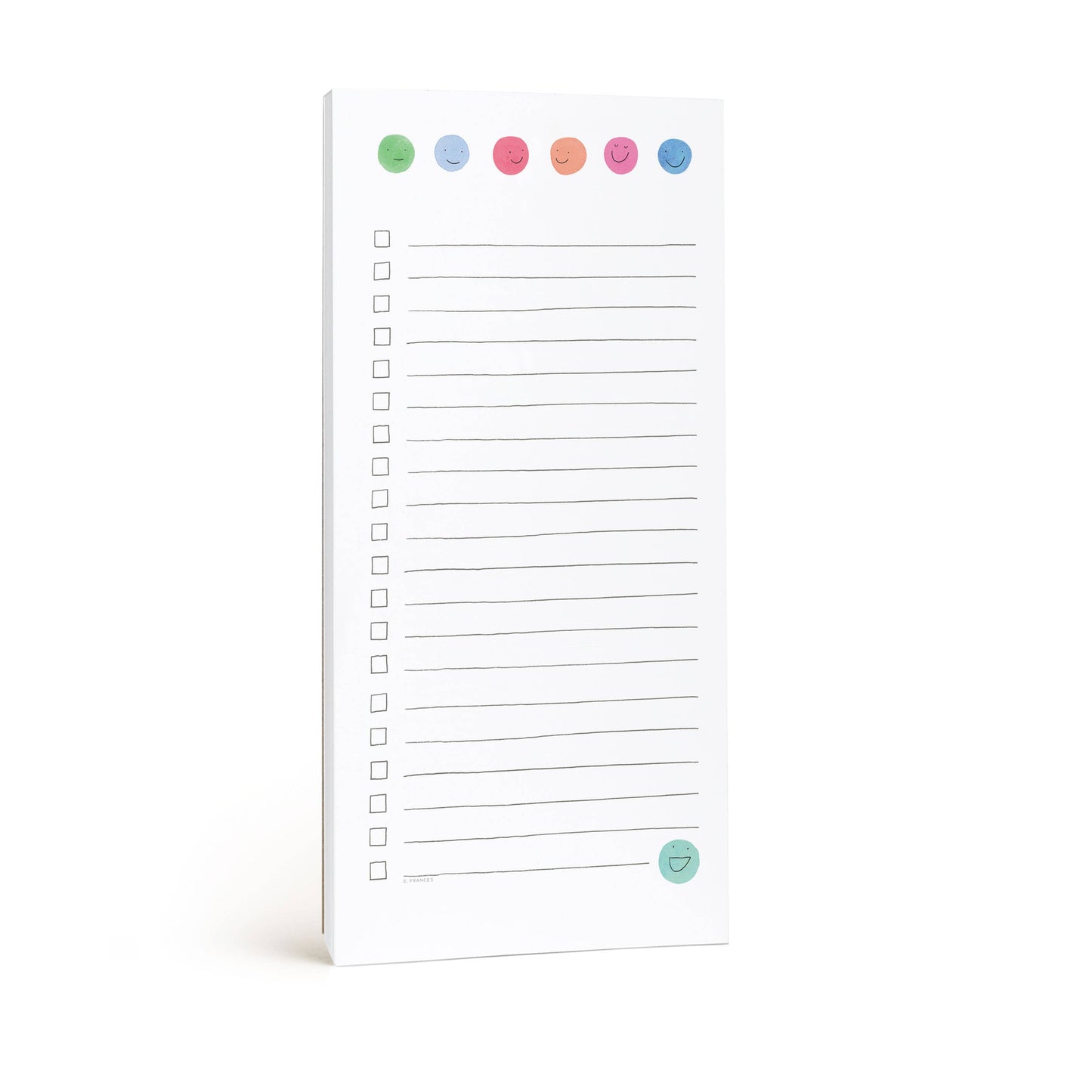 Smiles Notepad To do List Checkboxes