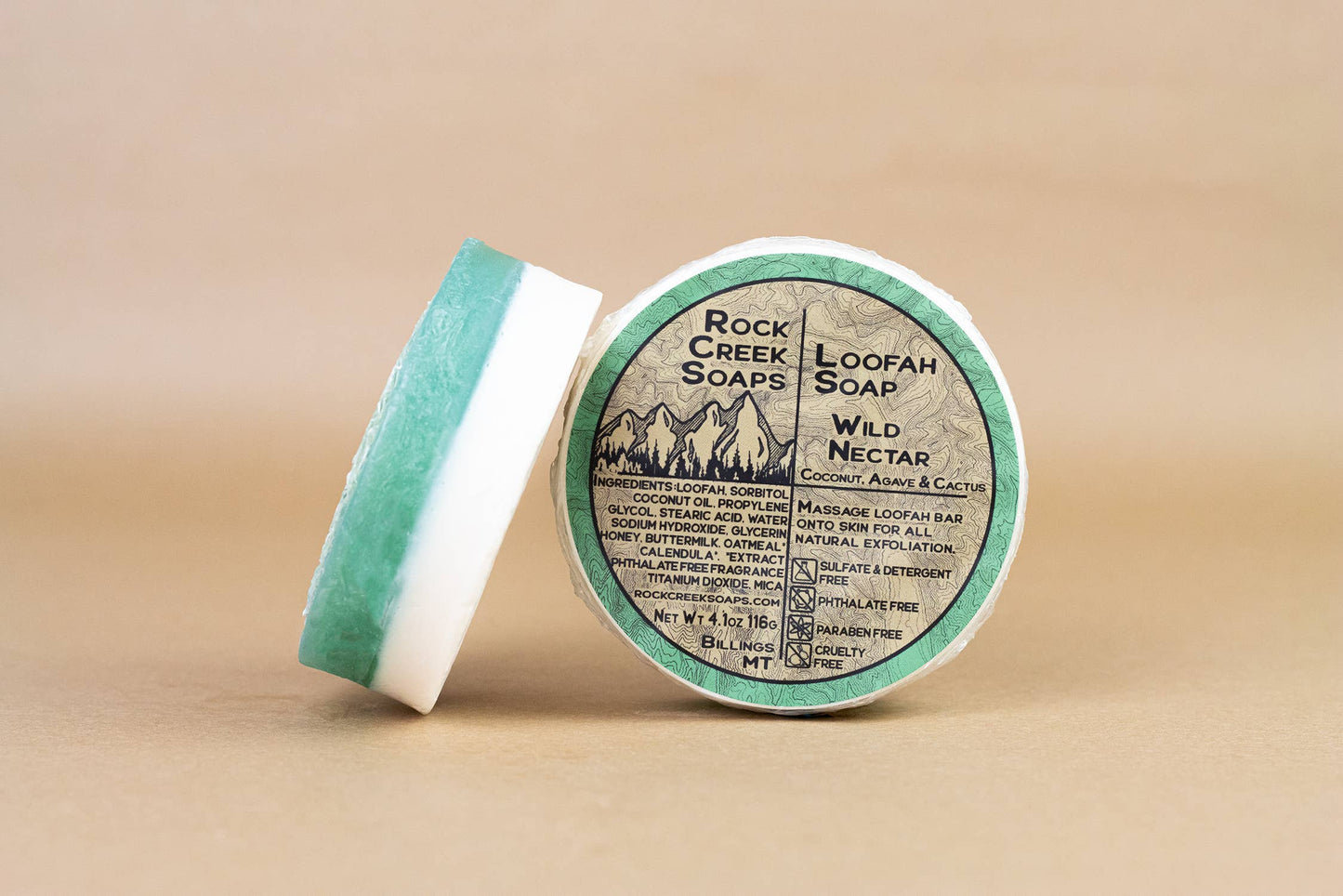 Wild Nectar Loofah Soap | Coconut, Vanilla & Citrus