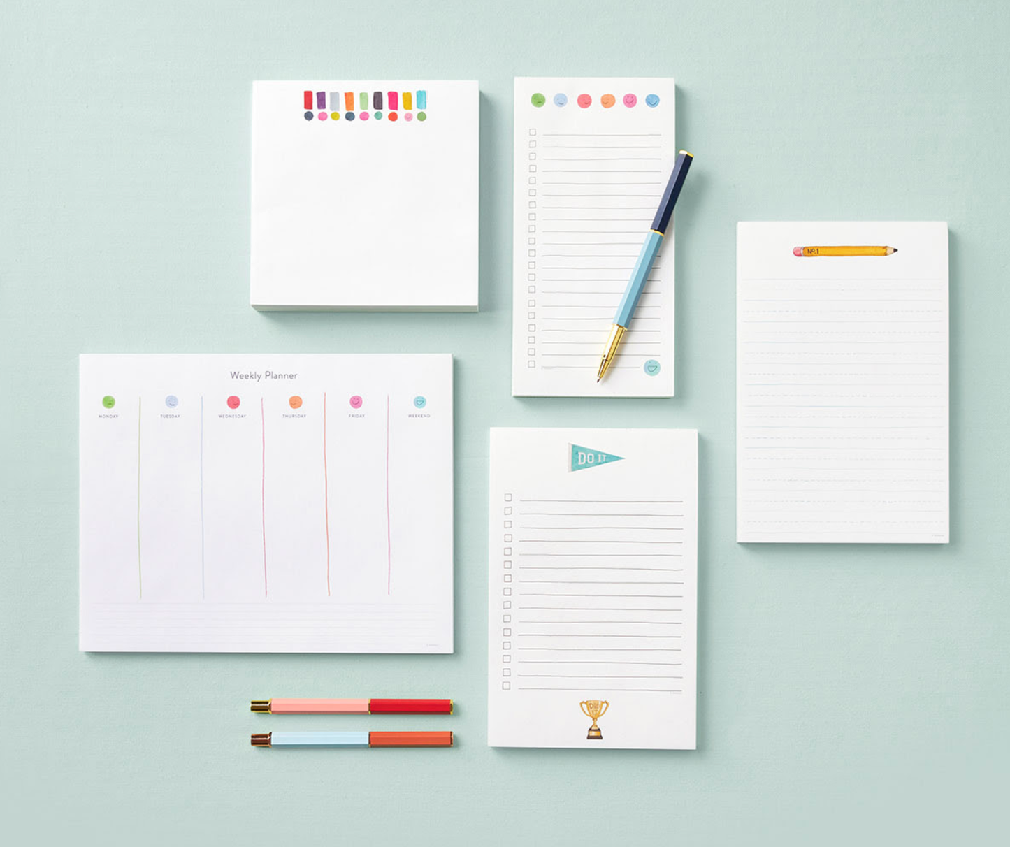 Smiles Notepad To do List Checkboxes