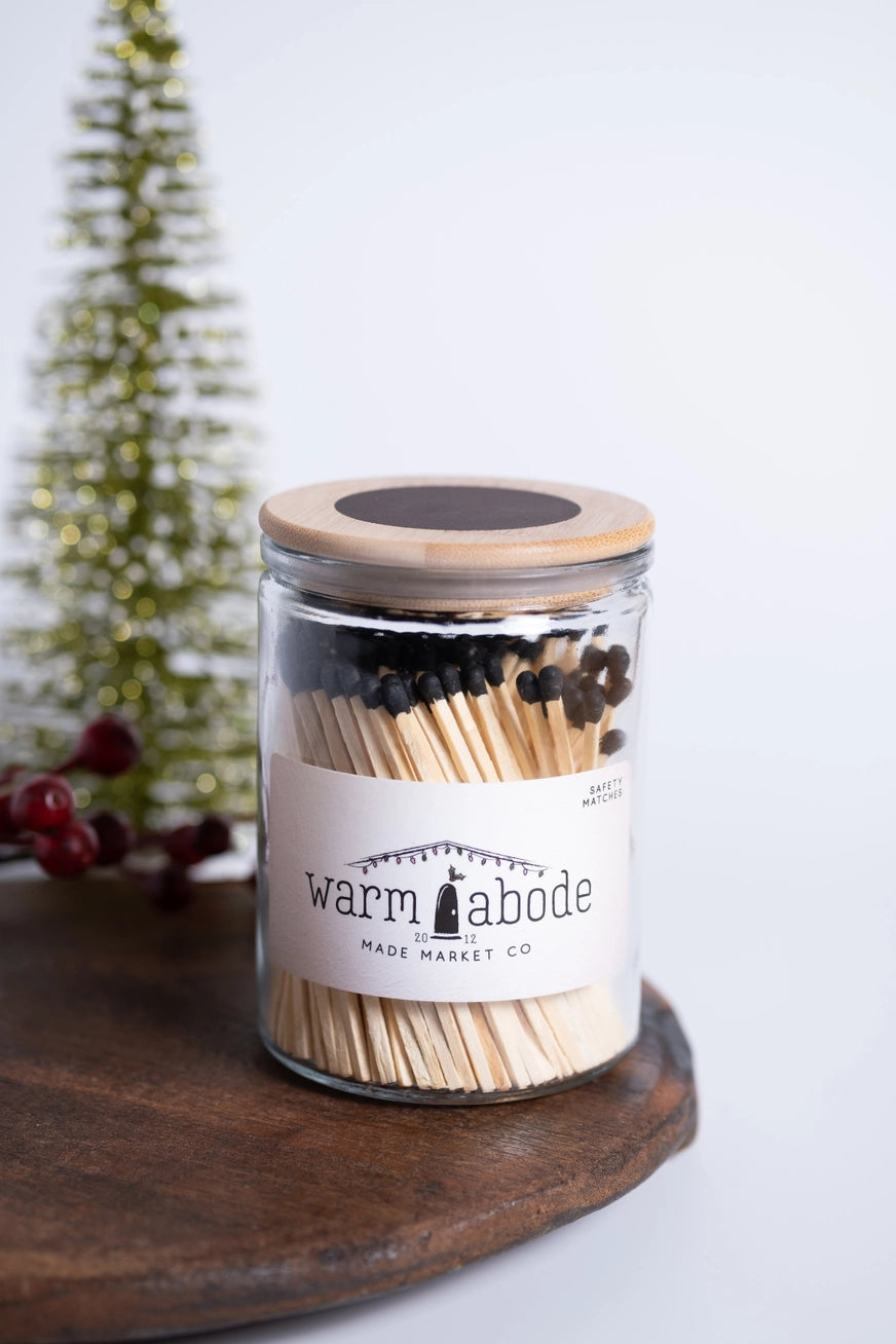 Warm Abode - Large Glass Colored Matches