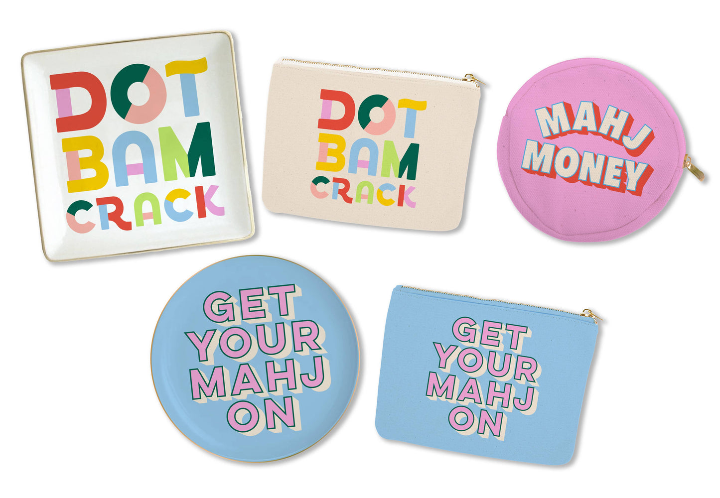 Mahjong Cocktail Funny Napkin | Dot Bam Crack