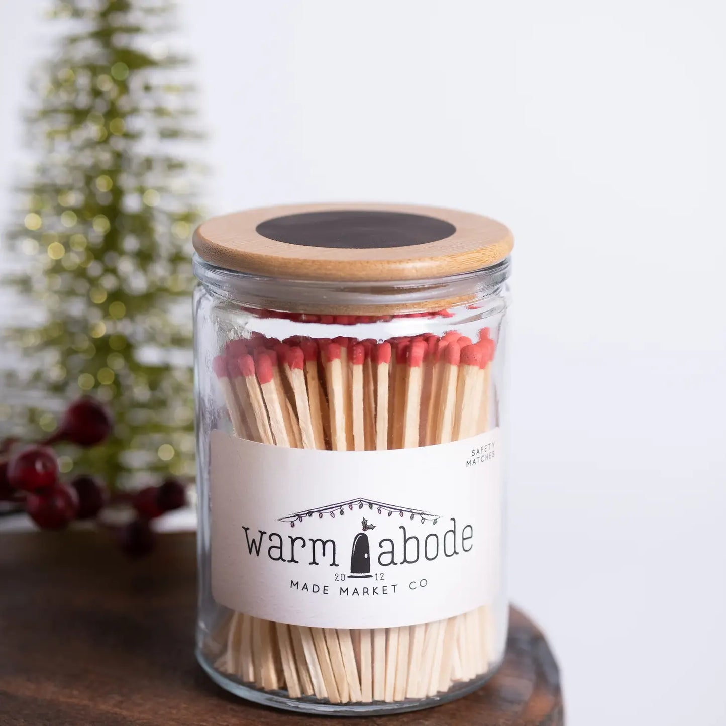 Warm Abode - Large Glass Colored Matches